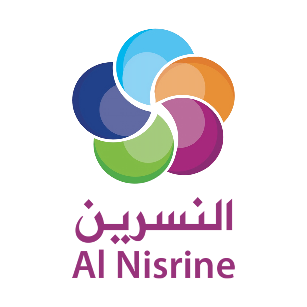 شعار شركة النسرين لمواد البناء في سلطنة عمان شركة الغاية الرائدة